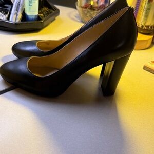 Michael Kors Black Leather Heels